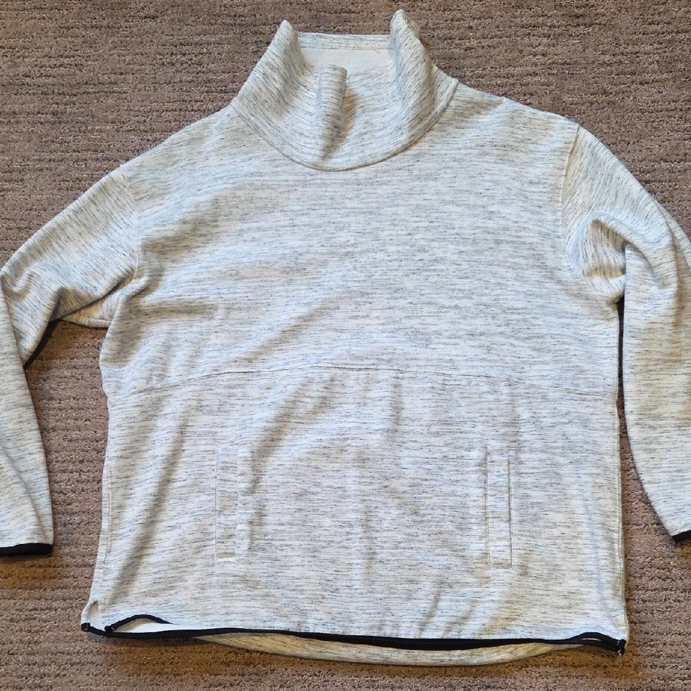 Tek Gear Women's Light Gray Cowl Neck Sweater